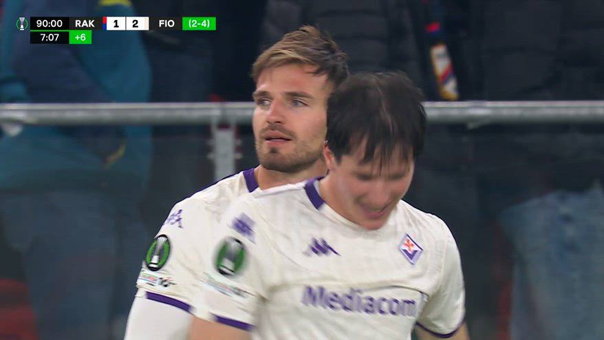 Pongracic da metà campo: Fiorentina-Rakow finisce così