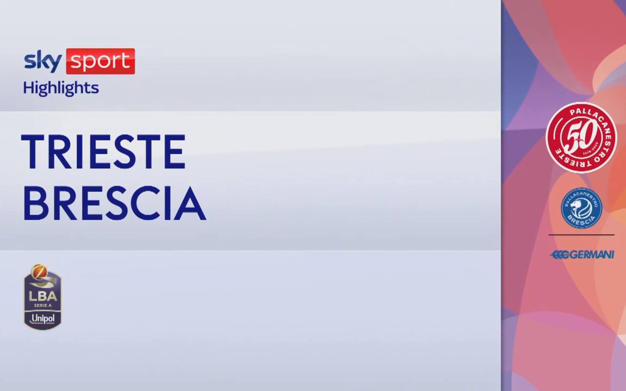 Trieste-Brescia 83-77: highlights Playoff Serie A
