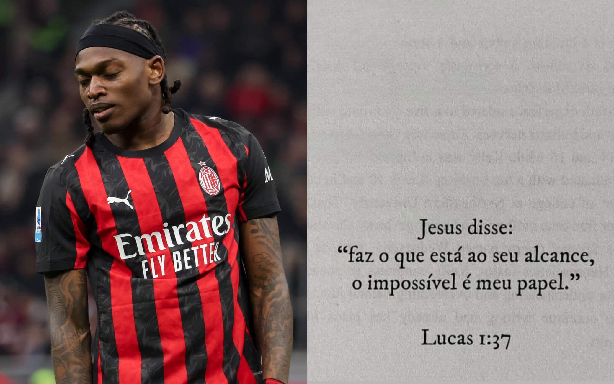 Milan, Leao cita il Vangelo di Luca sui social: "Fai ciò che è alla tua portata"