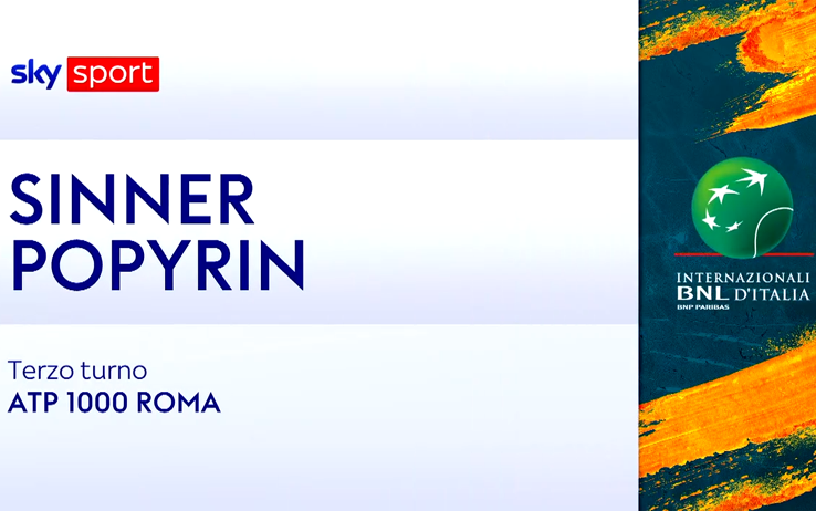 Sinner-Popyrin: highlights Atp Roma
