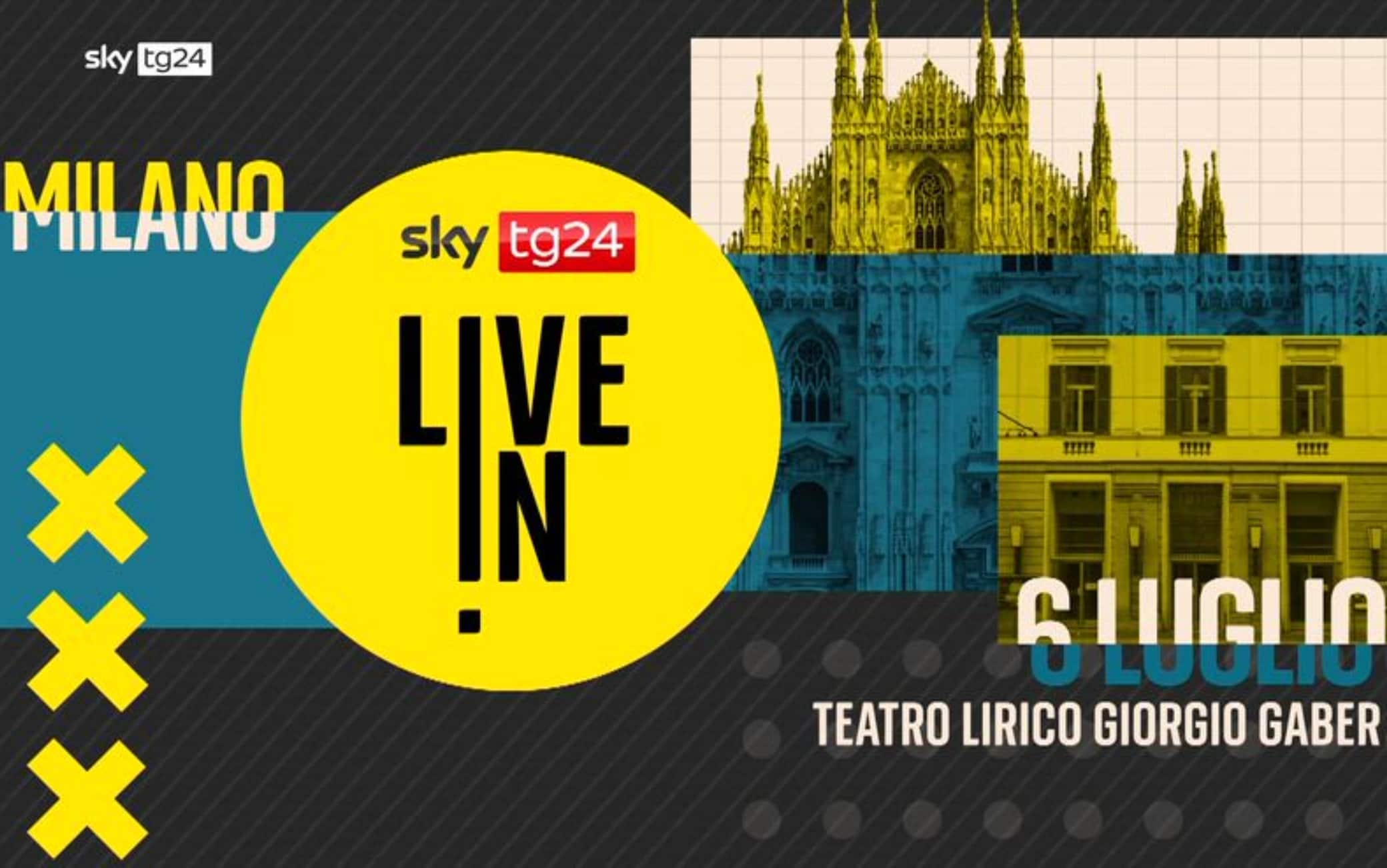 Sky TG24 Live In torna a Milano il 6 luglio: tra gli ospiti Boris Becker