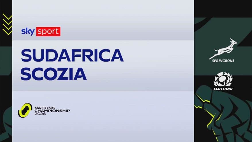 Sudafrica-Scozia: highlights Rugby Nations Championship