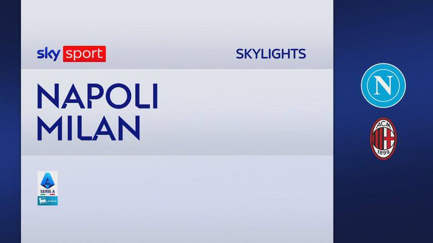 Napoli-Milan 1-0: gol e highlights