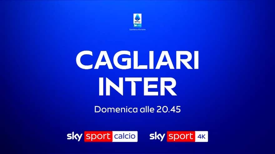 Serie A, 2^ giornata: tre partite live su Sky