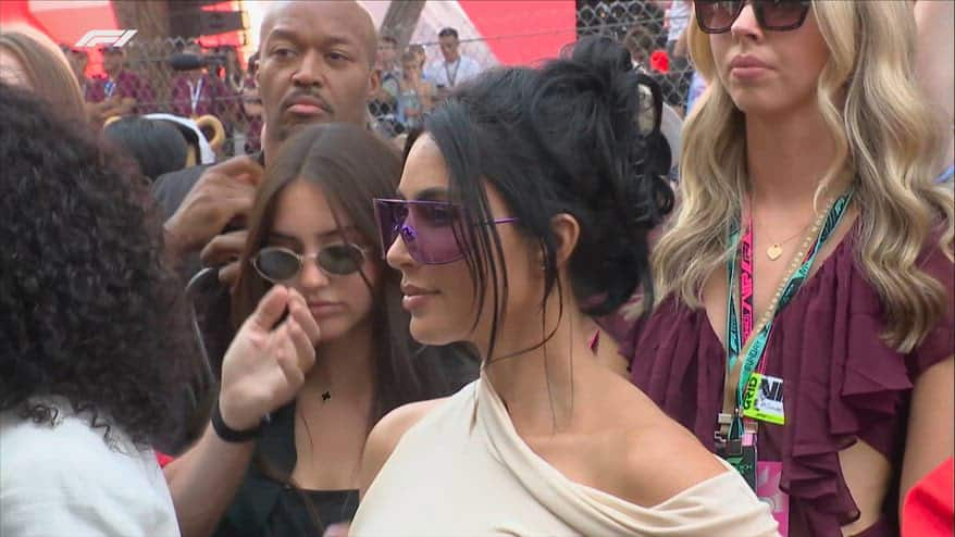Lewis 2° a Monaco, Kim Kardashian festeggia sotto il podio