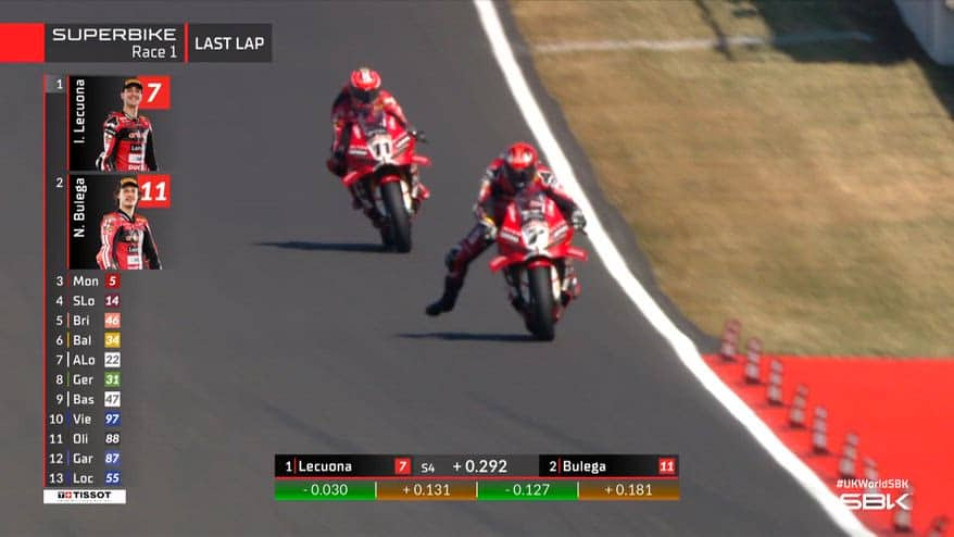 Sbk, Lecuona vince Gara 1 a Donington: l'ultimo giro
