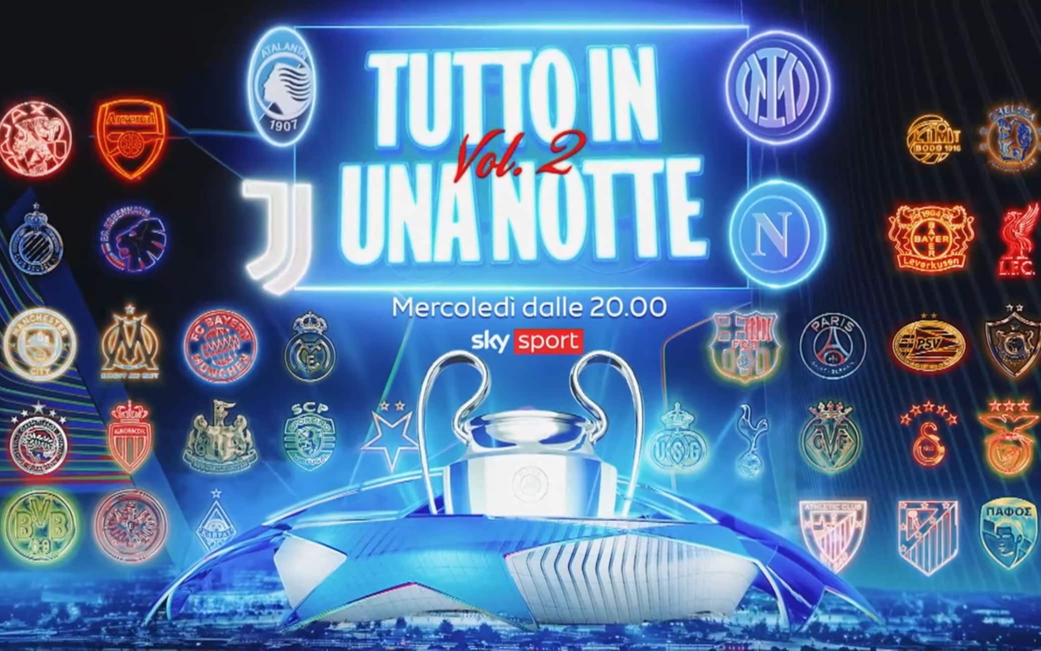 Champions League, calendario e orari dell'8^ giornata: come seguirla su Sky Sport