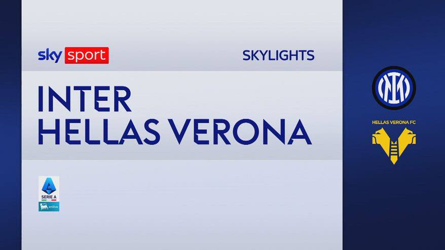 Inter-Verona 1-1: gol e highlights