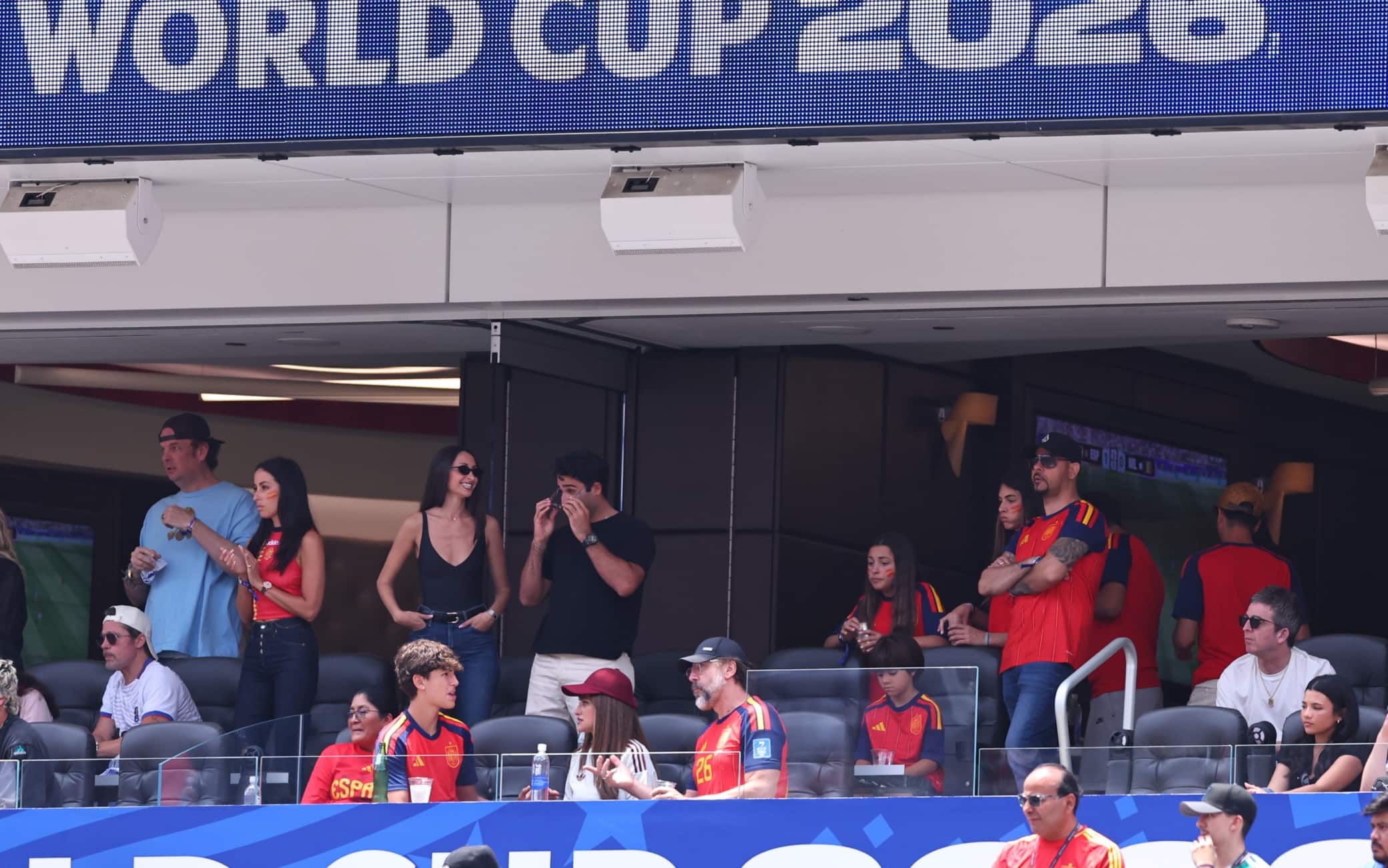Mondiali, i vip a Los Angeles per Spagna-Belgio. FOTO