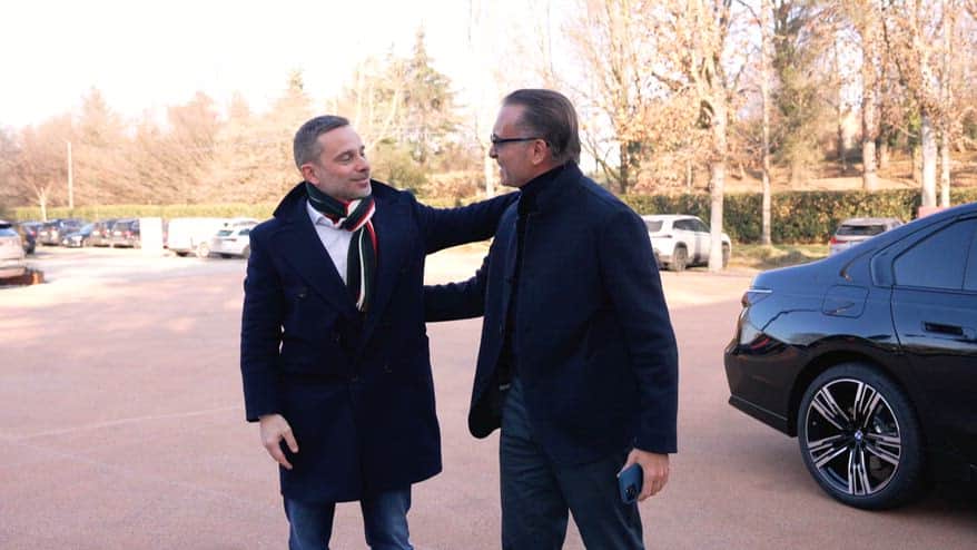 Milan, la visita a sorpresa di Cardinale a Milanello