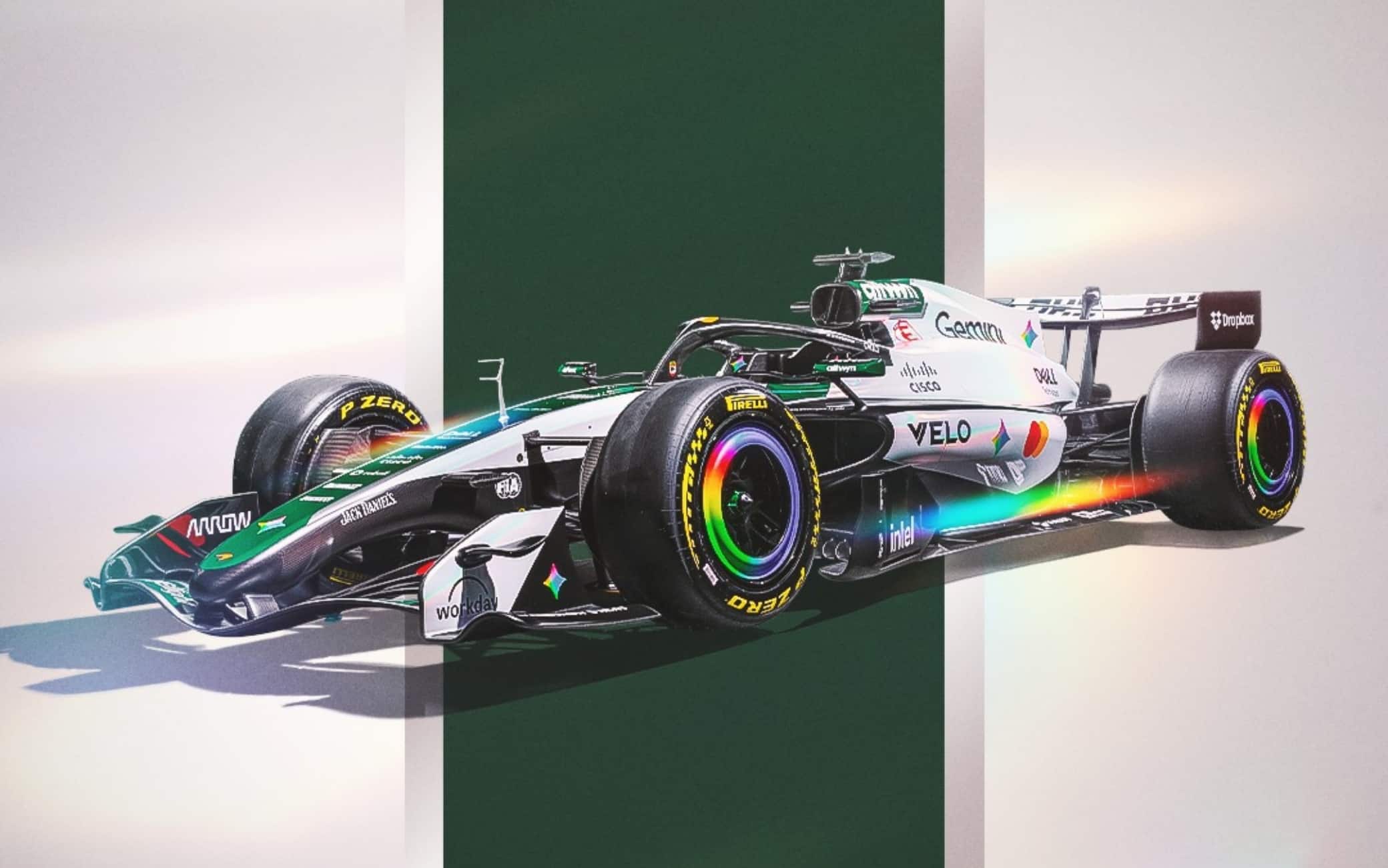 McLaren, livrea speciale per il GP di Silverstone ispirata alla prima auto del 1966. FOTO