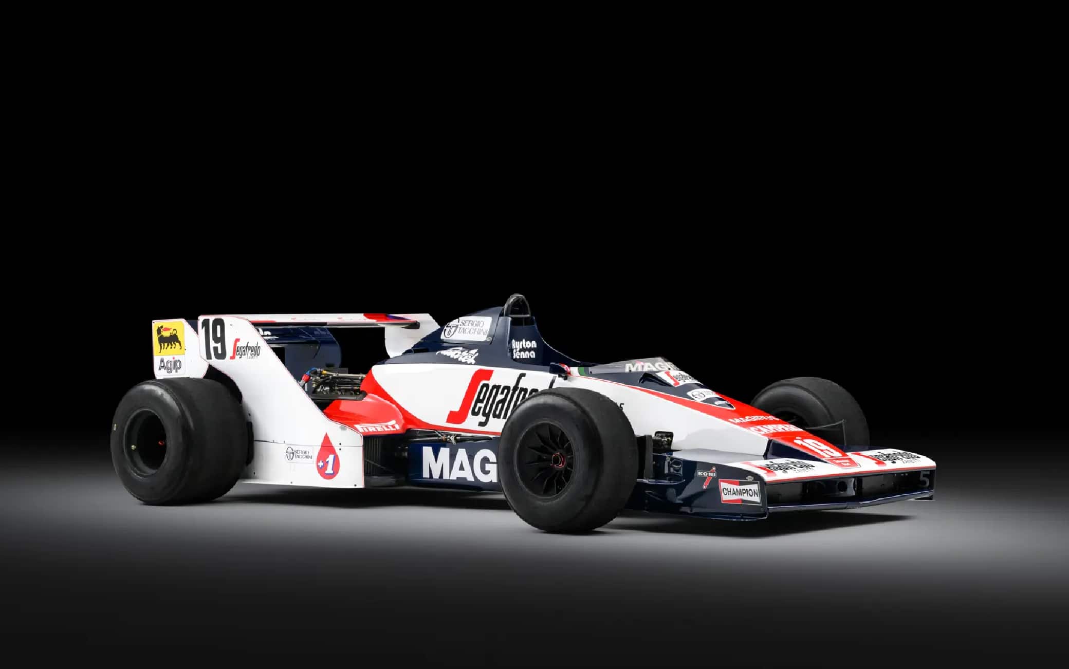 Ayrton Senna, all'asta la Toleman TG183B con cui il brasiliano esordì in F1