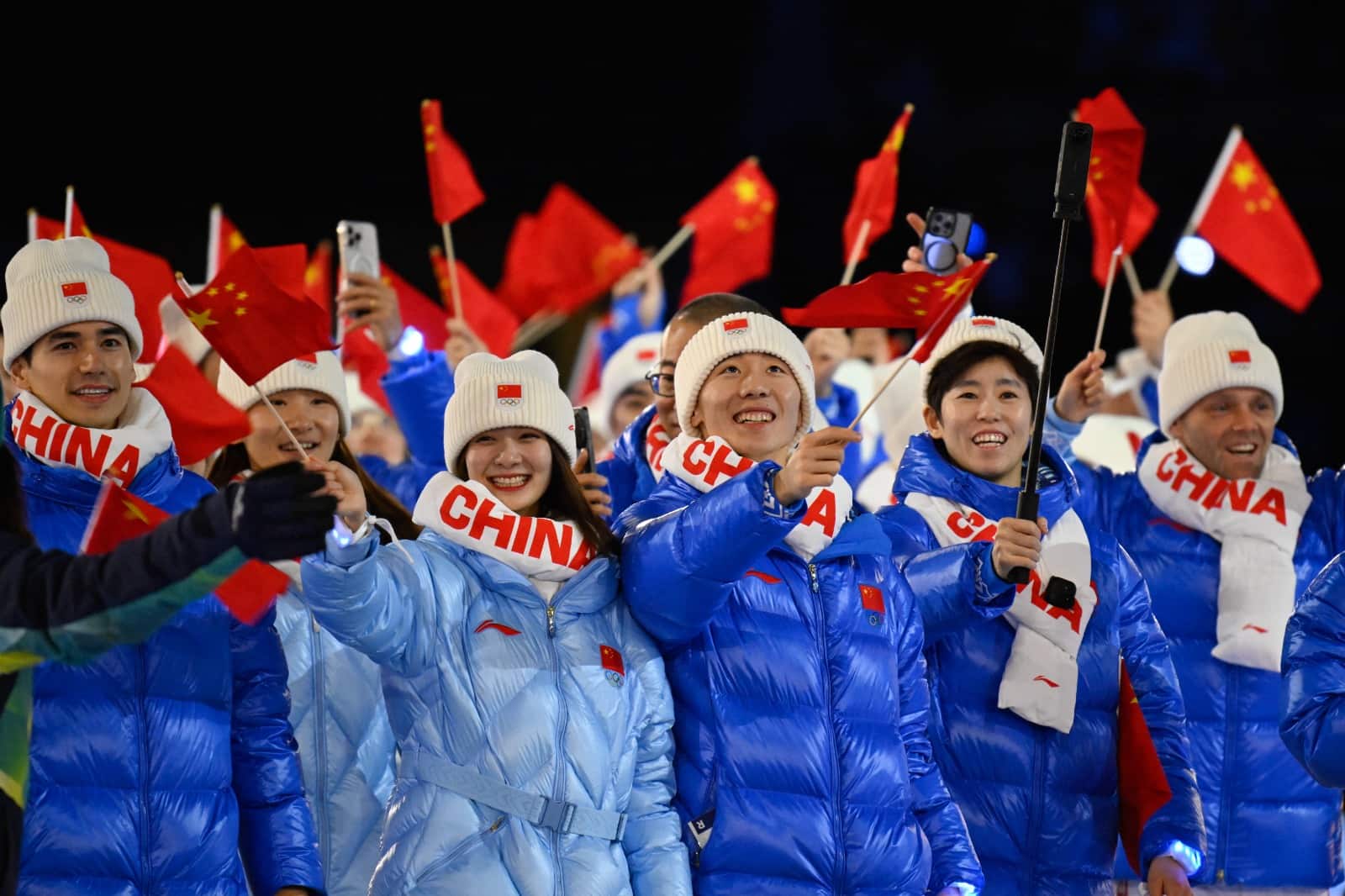 La delegazione cinese