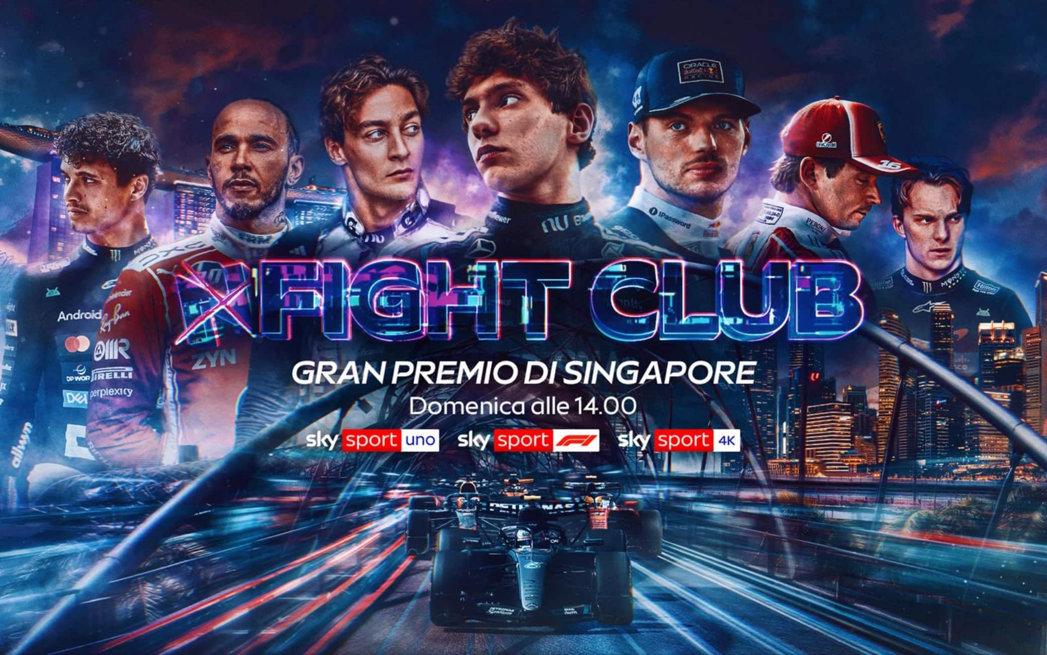 Formula 1, gli orari e dove vedere il GP Singapore in tv