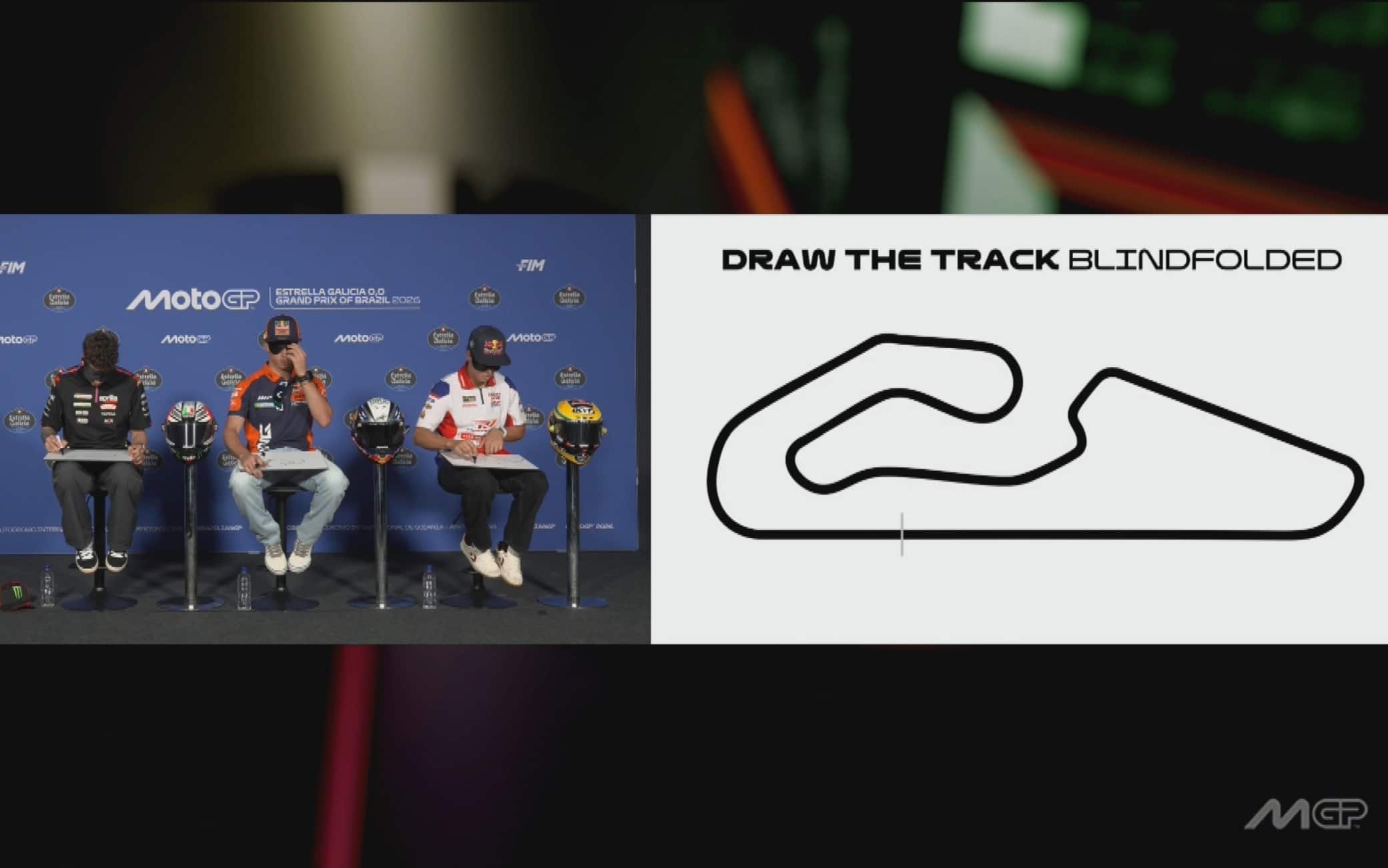 Goiania a occhi bendati: i piloti disegnano così il nuovo circuito… VIDEO