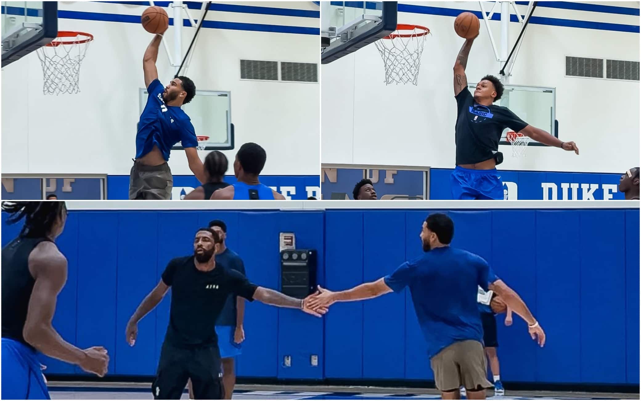 NBA, Irving, Tatum e Banchero si allenano a Duke con Dame Sarr e i Blue Devils