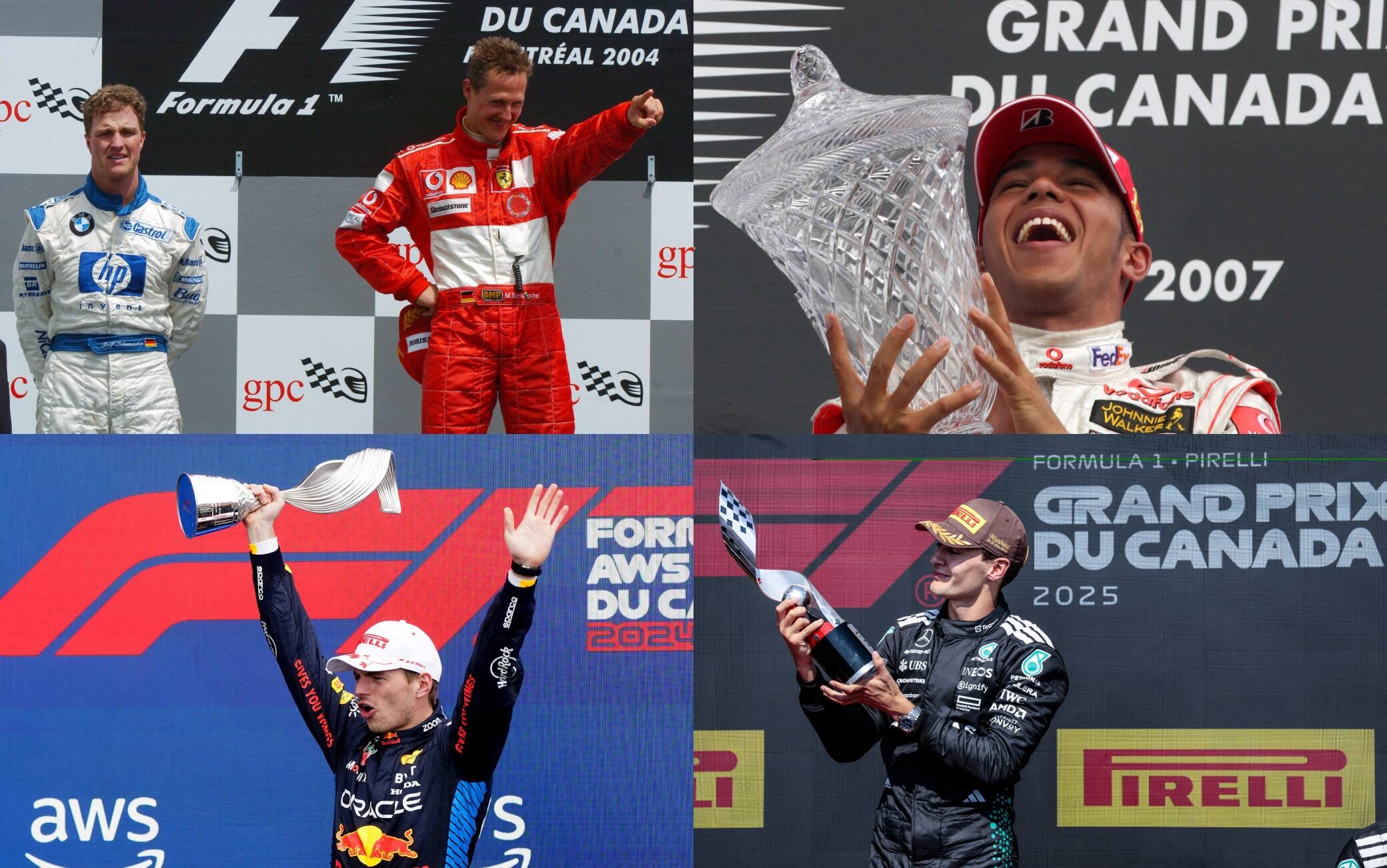 Formula 1, l'albo d'oro in Canada dal 2000 ad oggi: Schumi e Lewis sono i re di Montreal