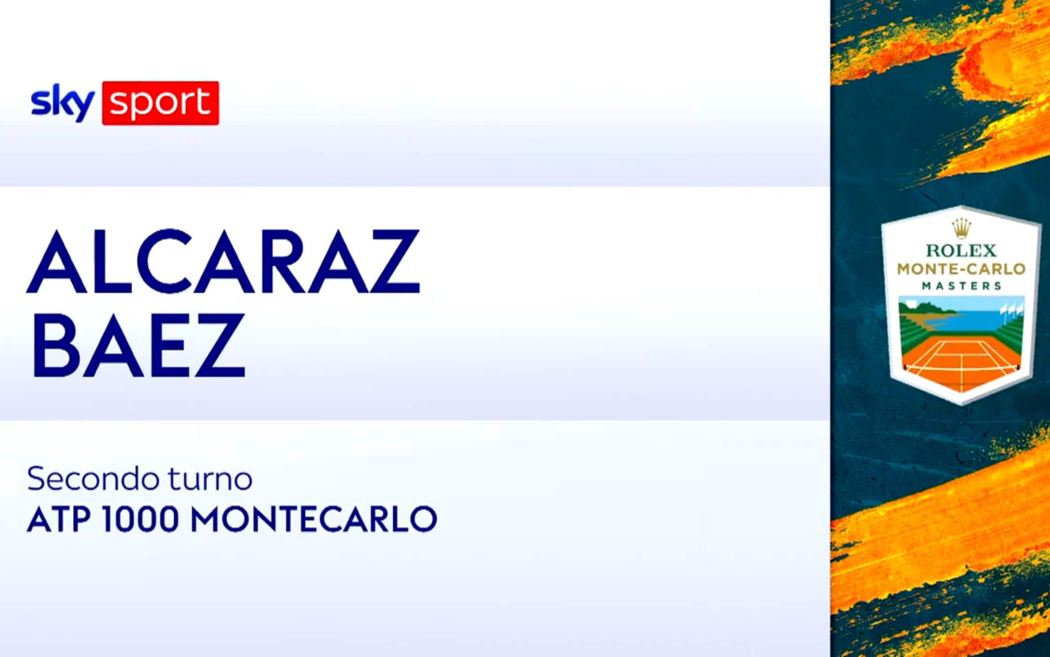 Alcaraz-Baez: highlights Atp Monte-Carlo. VIDEO