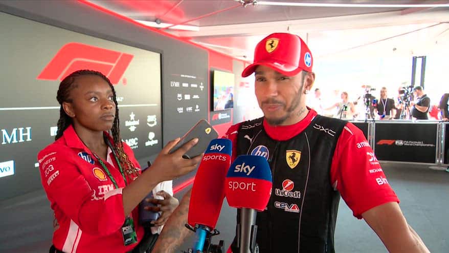 Hamilton: "Russell più veloce nell'ultimo settore? Ah..."