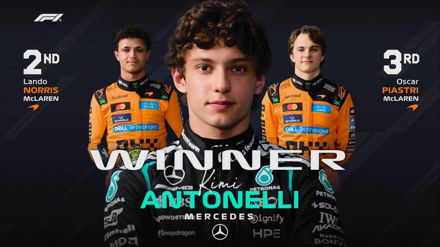 Antonelli batte le due McLaren: i risultati del Gp di Miami