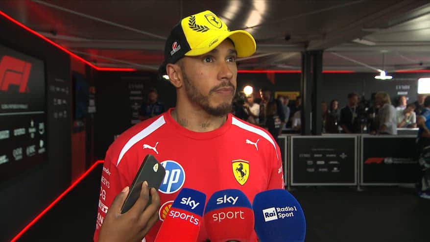 Hamilton: "Lavorato per portare la Ferrari lassù"