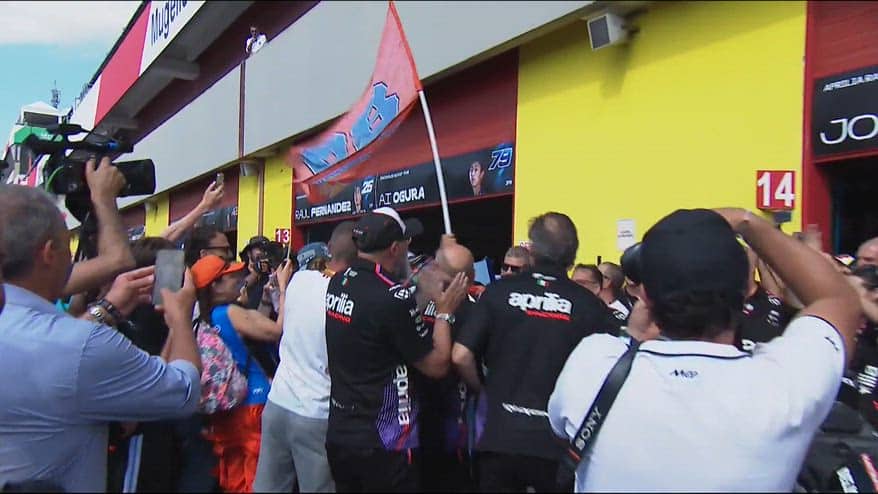 Aprilia, festa grande per Bezzecchi e Martin al Mugello