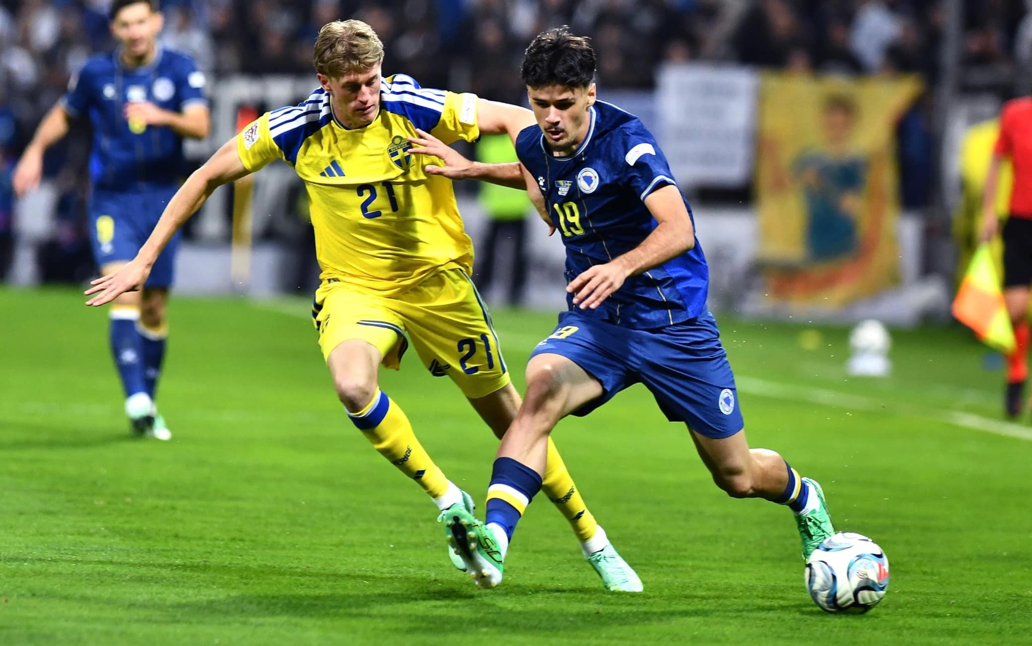 Bosnia-Svezia, Alajbegovic segna: prima il gol e poi la sostituzione. VIDEO
