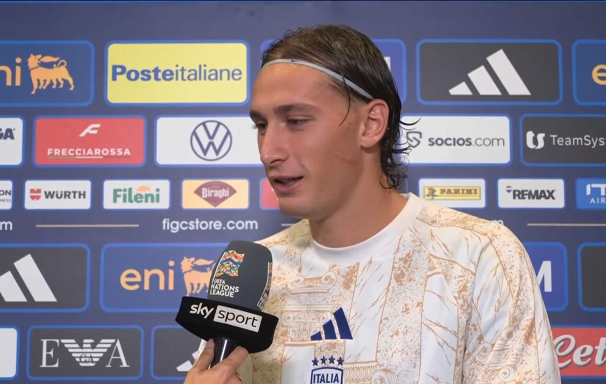 Turchia-Italia, Pio Esposito: "Con Seba ce la siamo goduta, il gol è per mia nonna"