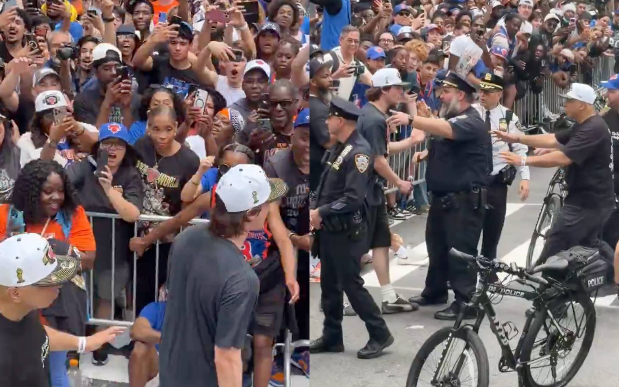  NBA, Kolek alla parata dei Knicks: la polizia lo ferma scambiandolo per un tifoso