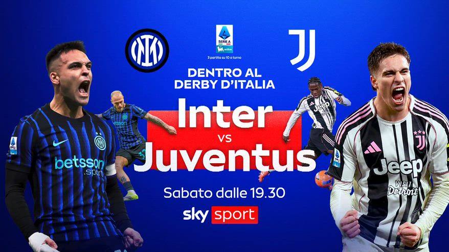Inter-Juventus, il derby d'Italia è su Sky!
