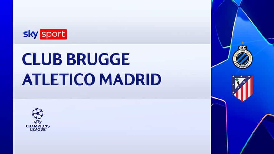 Brugge-Atletico Madrid 3-3: il video dei gol