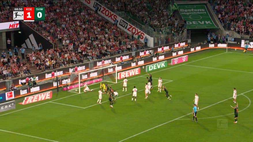 Fullkrug ritrova il gol in Germania: rete in Colonia-Brema