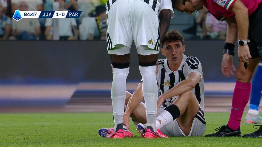 Infortunio Cambiaso in Juventus-Parma: cambio dopo 10'