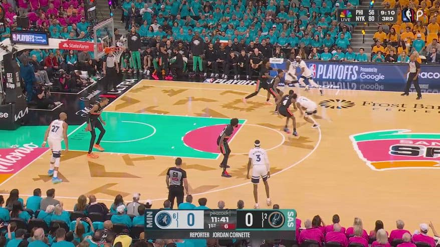 NBA, 12 stoppate di Victor Wembanyama contro Minnesota