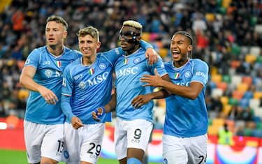Italian soccer Serie A match - Udinese Calcio vs SSC Napoli
