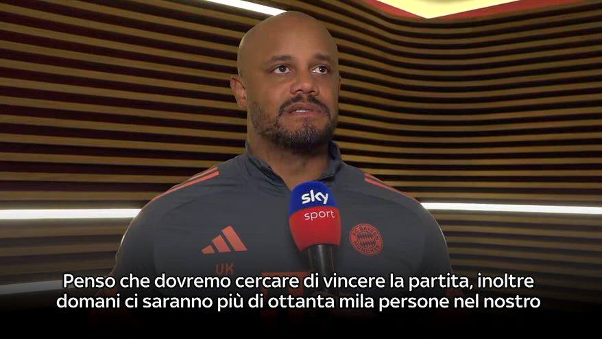 Bayern, Kompany; "Vogliamo mantenere il record in casa"