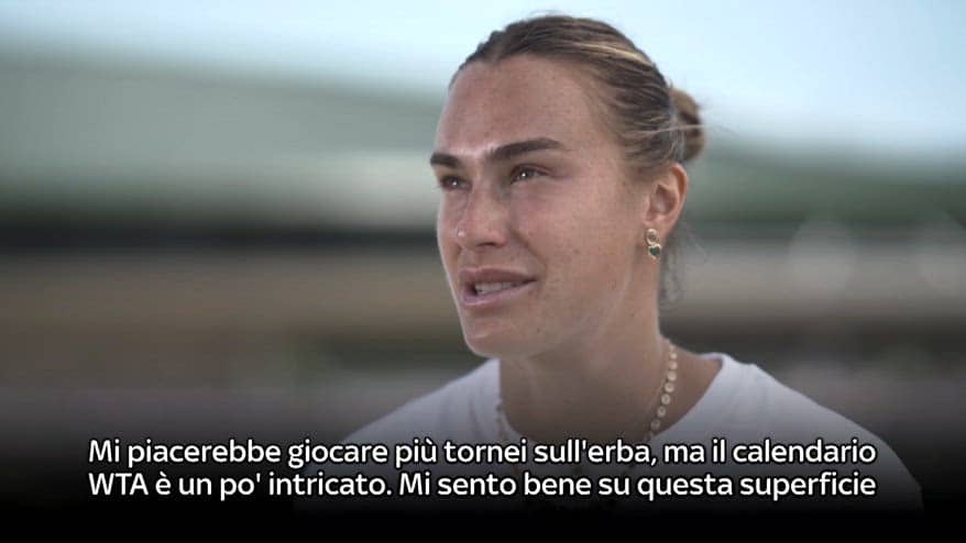 Sabalenka: "Mi sento ricaricata, pronta per Wimbledon"
