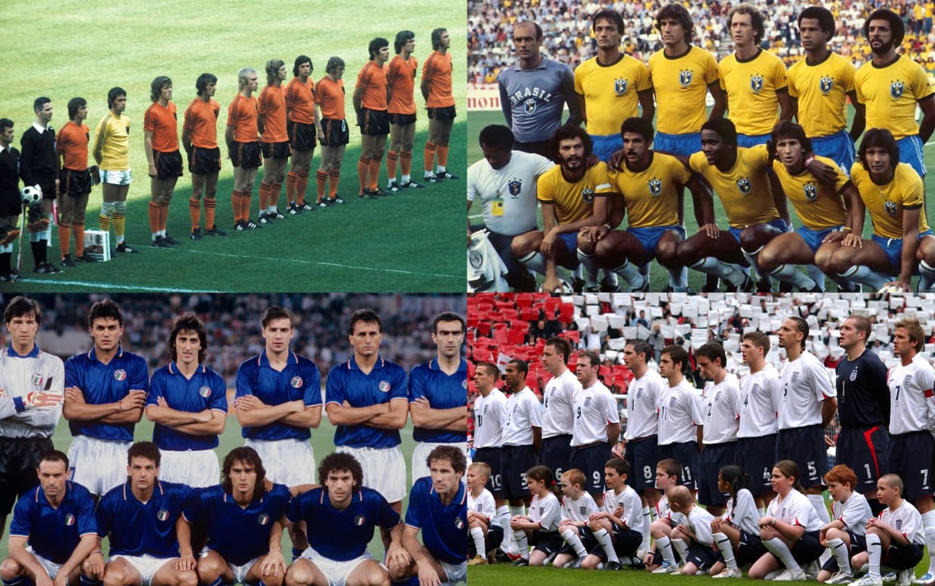 Dall'Olanda di Cruijff al Brasile '82: le grandi squadre che non hanno vinto un Mondiale