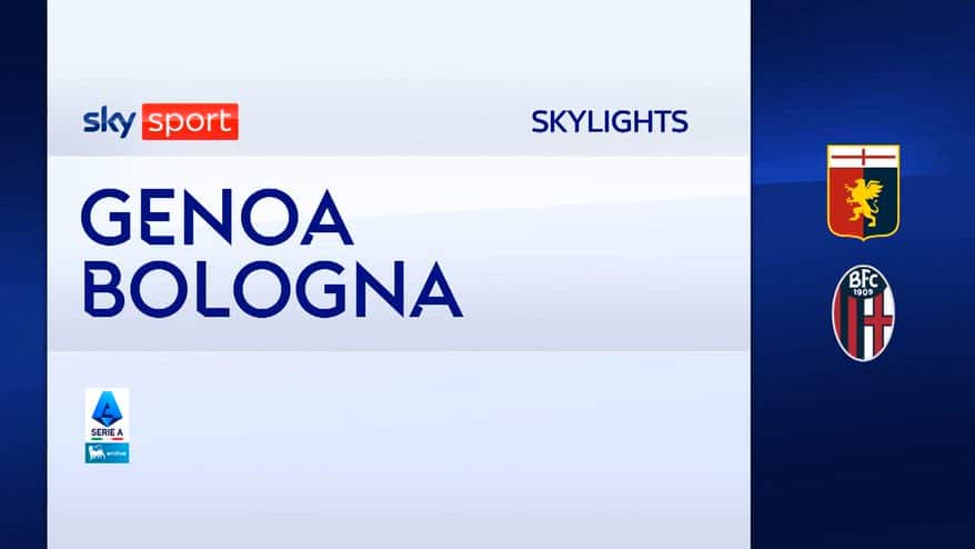 Genoa-Bologna 3-2: gol e highlights