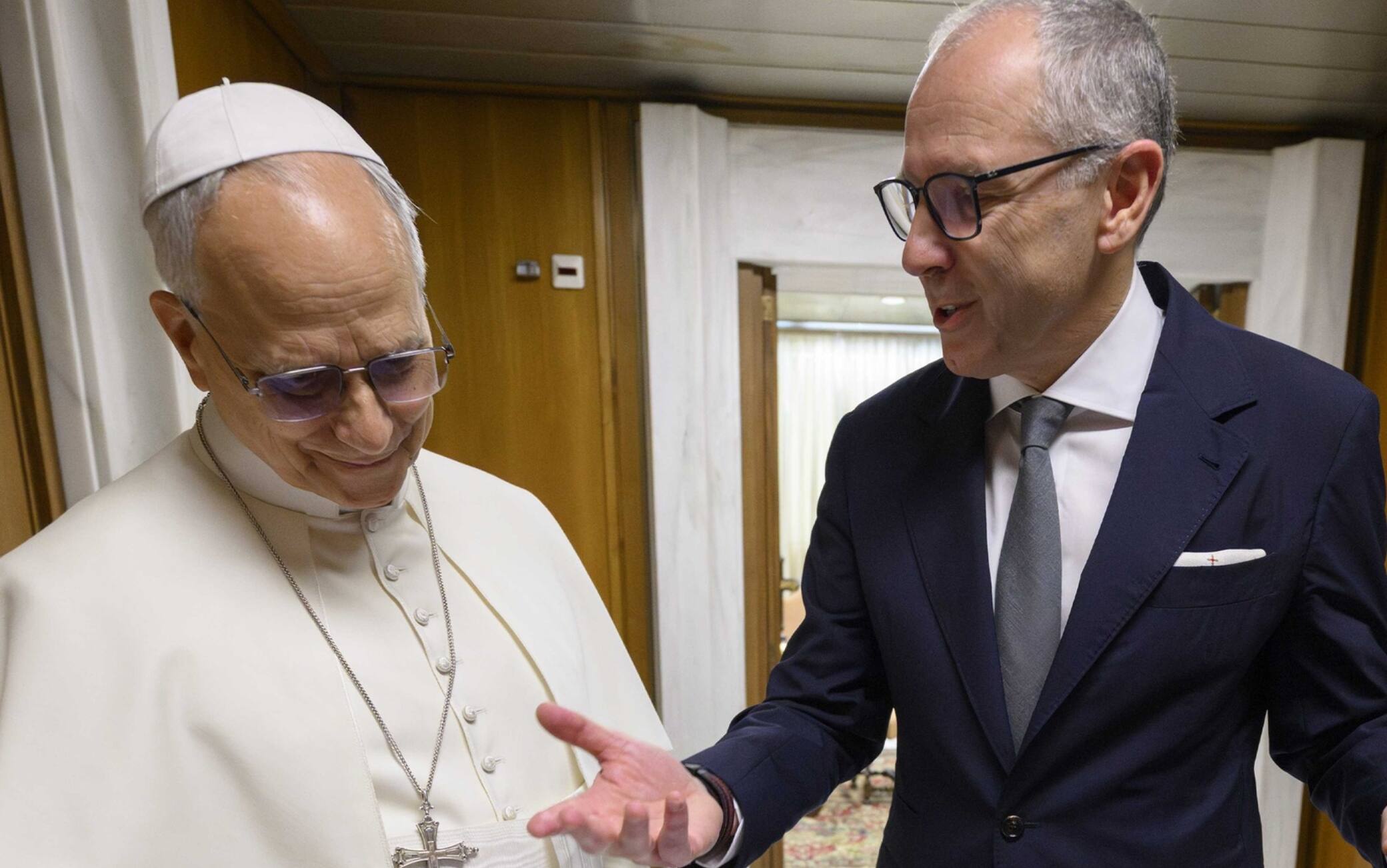  F1, Stefano Domenicali da Papa Leone XIV: udienza in Vaticano. FOTO