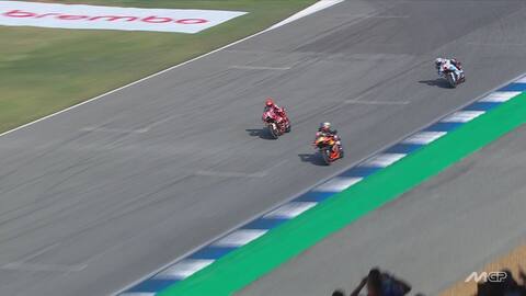 Marquez Acosta, incidente e penalità nella Sprint MotoGP della ...