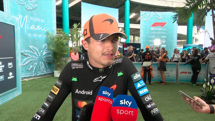 Norris: "Bravi a tornare a lottare per la vittoria"