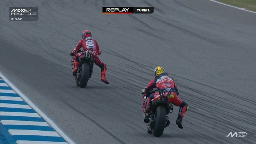 MotoGP, Marc Marquez e Mir frenano al limite in Thailandia