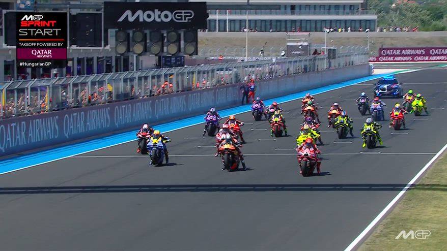 GP Ungheria, la partenza e il primo giro della Sprint Race
