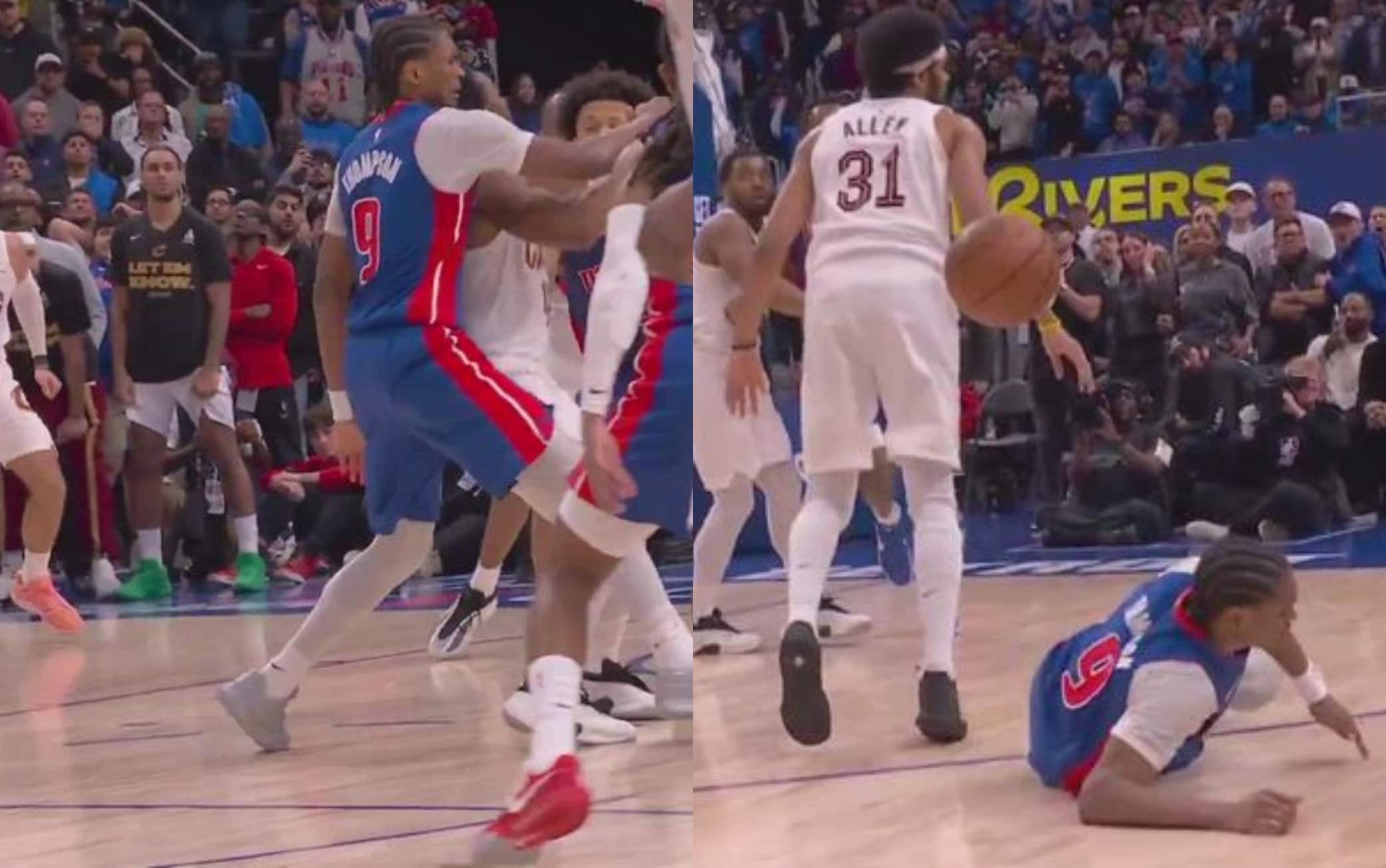 NBA, la lega conferma la decisione: non c’era fallo di Allen su Thompson in gara-5
