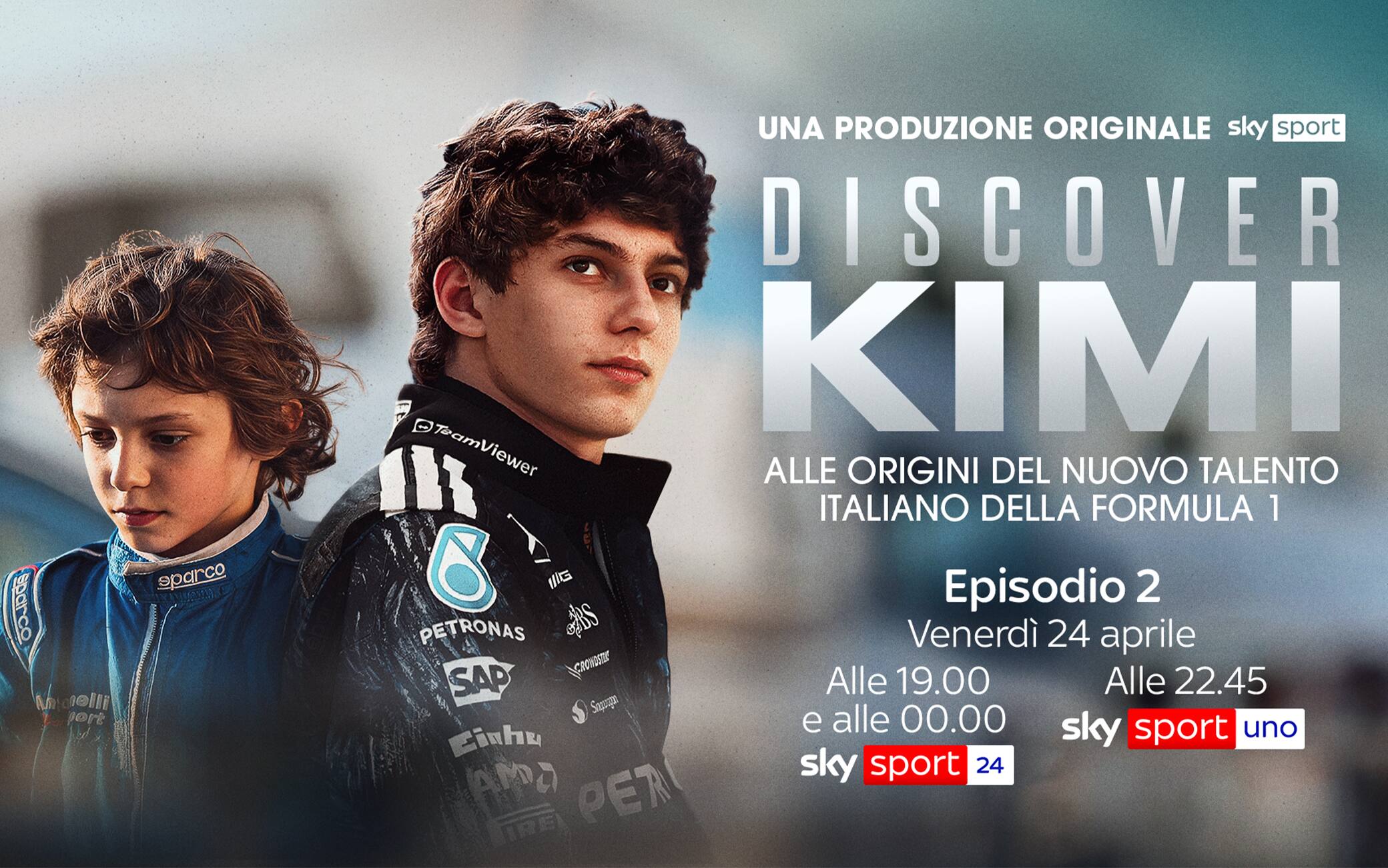 'Discover Kimi-Alle origini del nuovo talento italiano della F1', oggi il secondo episodio