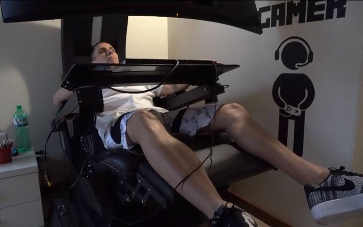 Silvestri, la postazione per i videogames