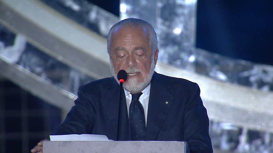 De Laurentiis: "Nel futuro vedo un Napoli ancora più forte"