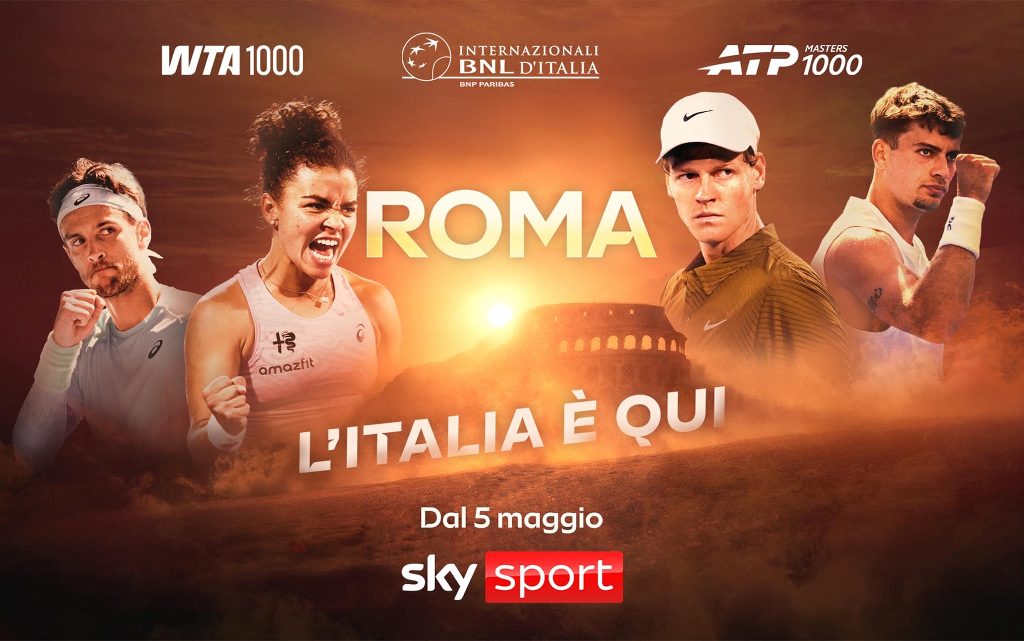 6 canali, Diretta Tennis e il vodcast di Ljubicic: così saranno gli Internazionali su Sky