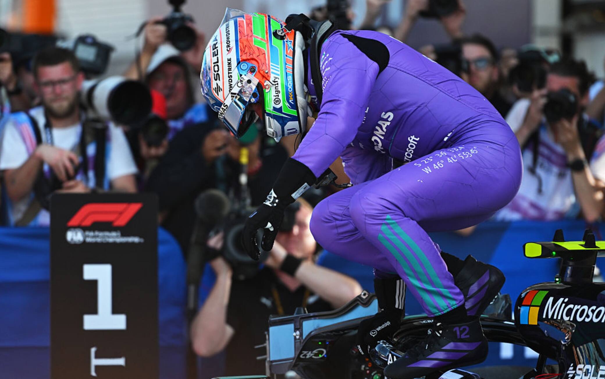 Kimi Antonelli: "Pole di Miami dedicata ad Alex Zanardi, un amico". VIDEO